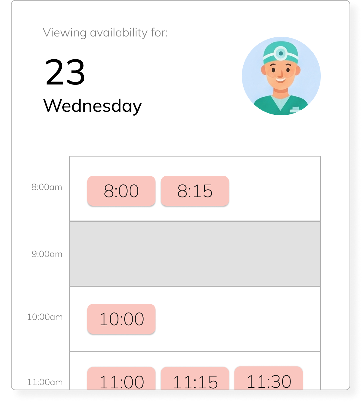 Graphic of an expert's calendar